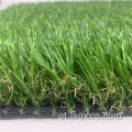 Paisagem de grama artificial de cor verde para decoração de jardim